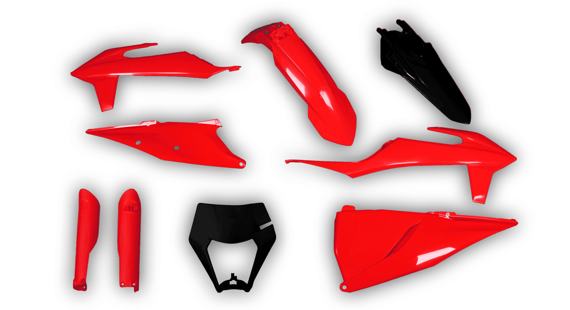 Plastics Kit - KTM - EXC EXC-F / XC-W XCF-W - 2020-2023 - Full Kit - Red