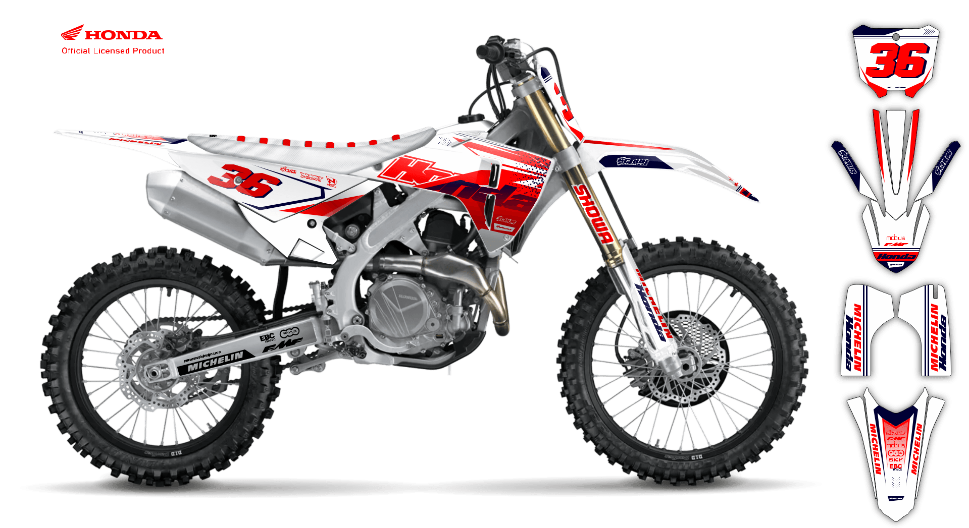 Graphics Kit - Honda - CRF 250R - 2014-2017 - SE1064 - ST