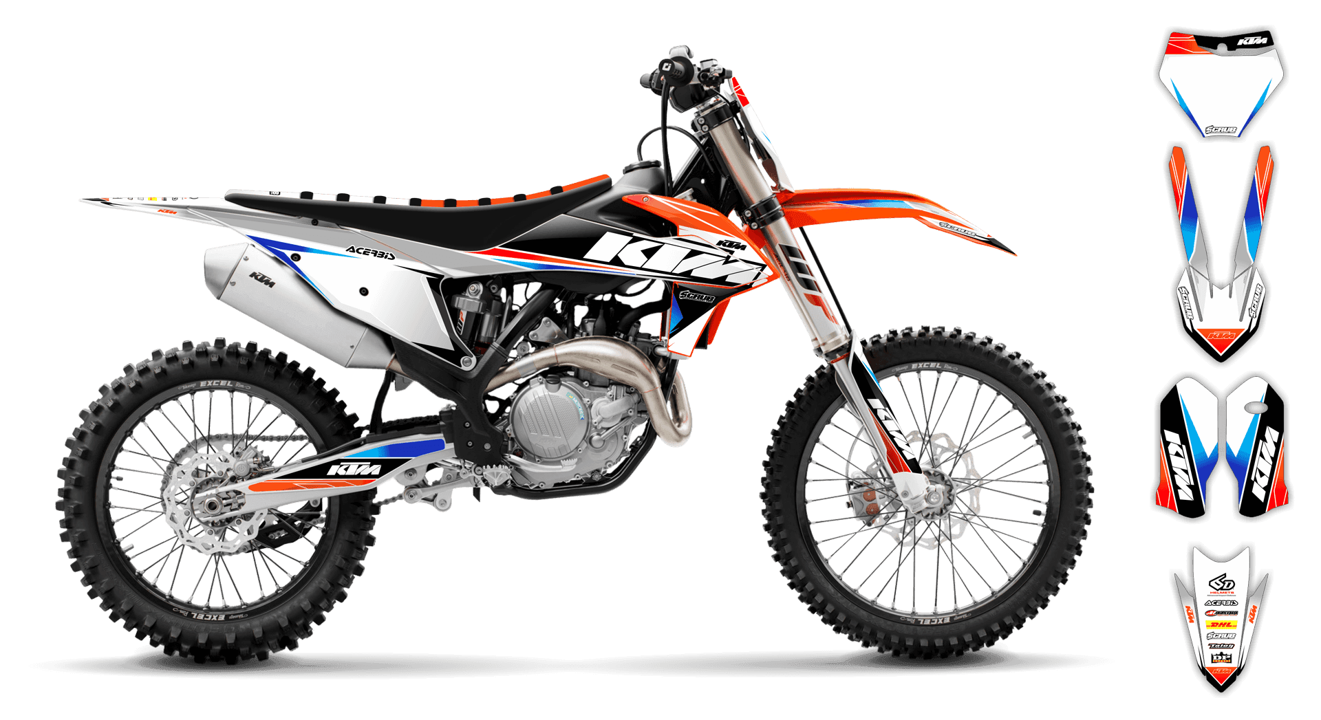 Graphics Kit - KTM - FREERIDE - 2012-2016 - K12 - ST