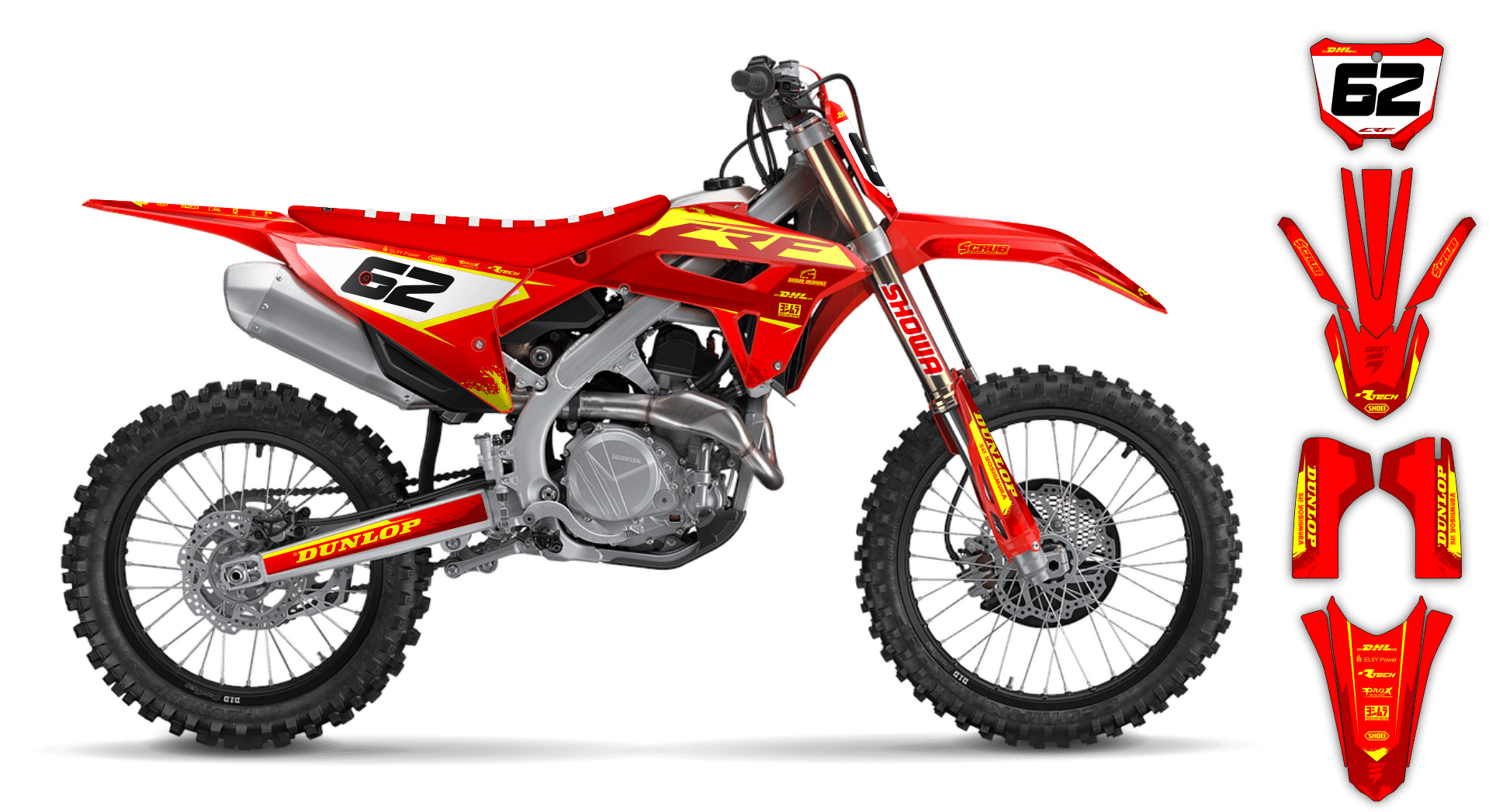 Graphics Kit - Honda - CRF 250R - 2014-2017 - Esh - ST