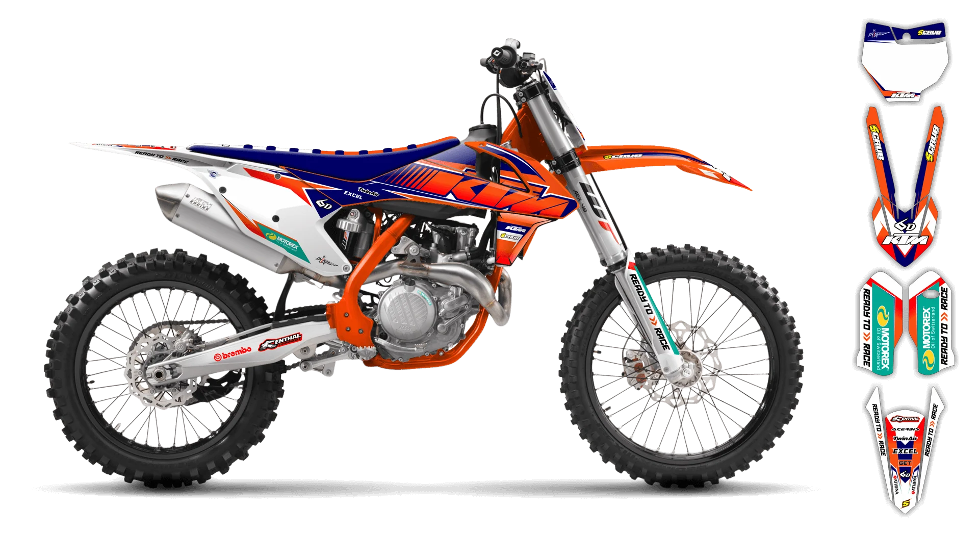 Graphics Kit - KTM - SX 50 - 2016-2023 - K9 - LE