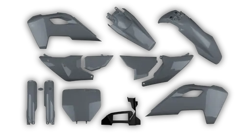 Plastics Kit - Husqvarna 14-> TC-FC-FX Series - 2023-2024 - Full Kit - Grey