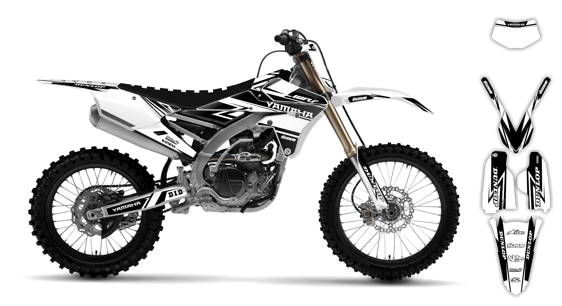 Graphics Kit - Yamaha - WR450F - 2016-2018 - Evolution - R3