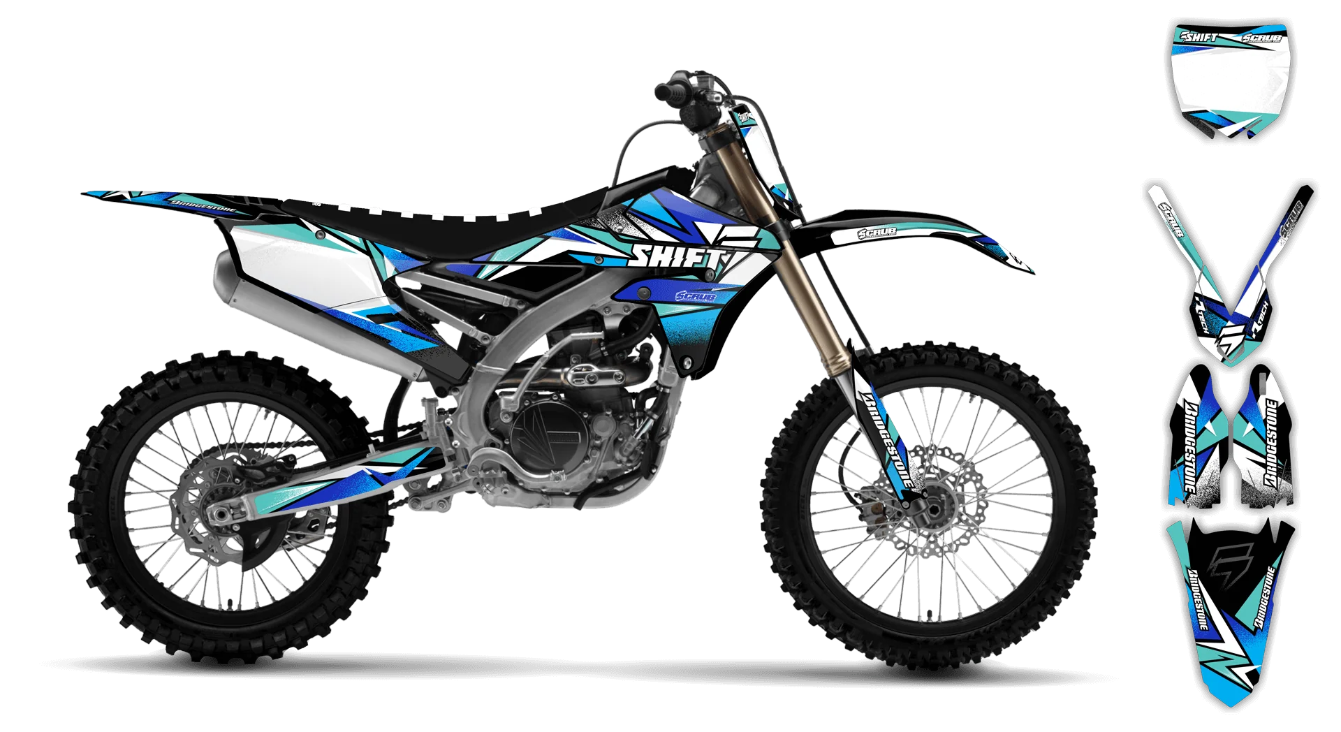 Graphics Kit - Yamaha - YZ250F - 2010-2013 - X-Rut - R1