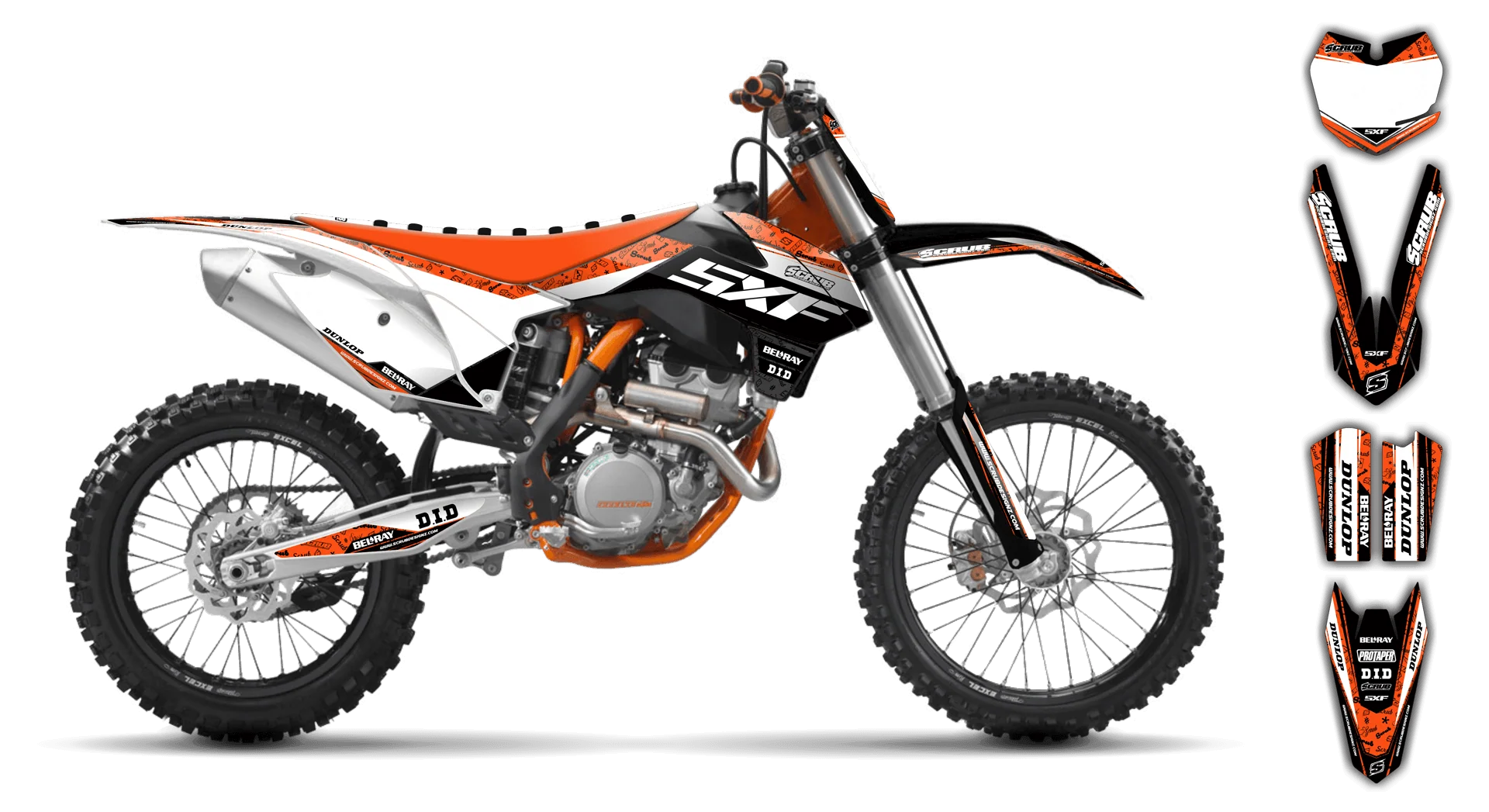 Graphics Kit - KTM - SX SX-F / XC XC-F - 2011-2012 - Viper - LE