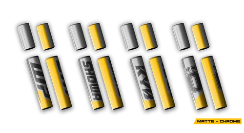 4 PCS Forks Set - Chrome - Racing 3