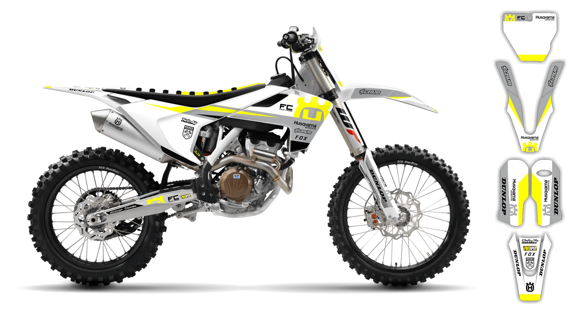 Graphics Kit - Husqvarna 14-> TC-FC-FX Series - 2016-2018 - H7 - R3