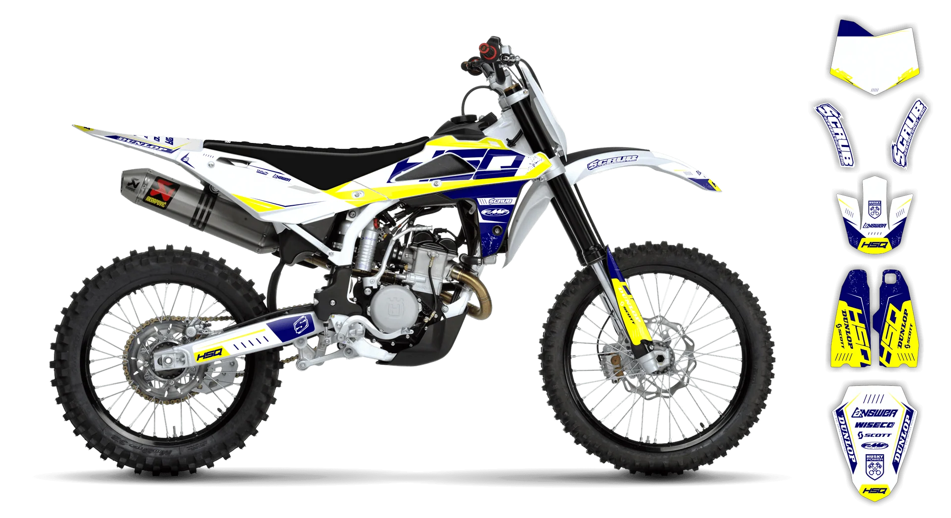 Graphics Kit - Husqvarna 05-13 - SM 630 - 2010-2013 - HSQ - R2
