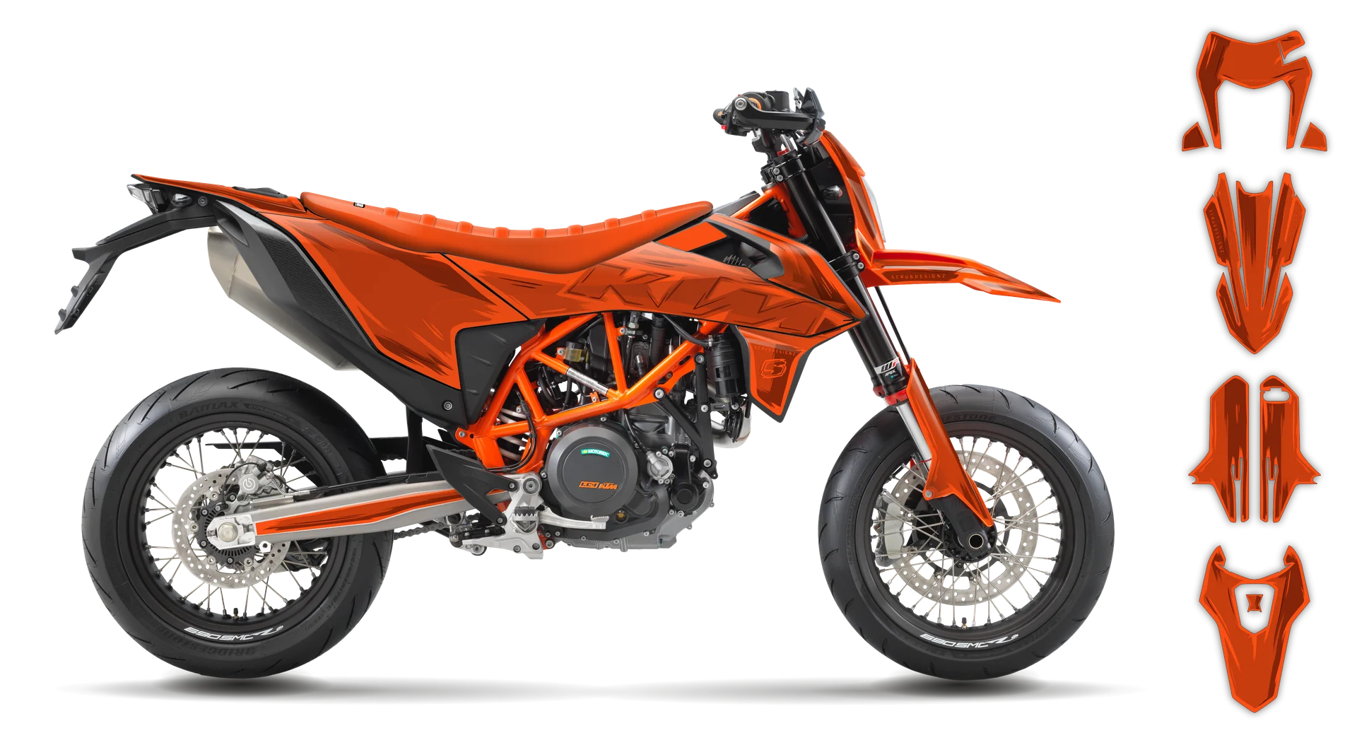 Graphics Kit - KTM - ENDURO 690R - 2019-2024 - Artlex - R1