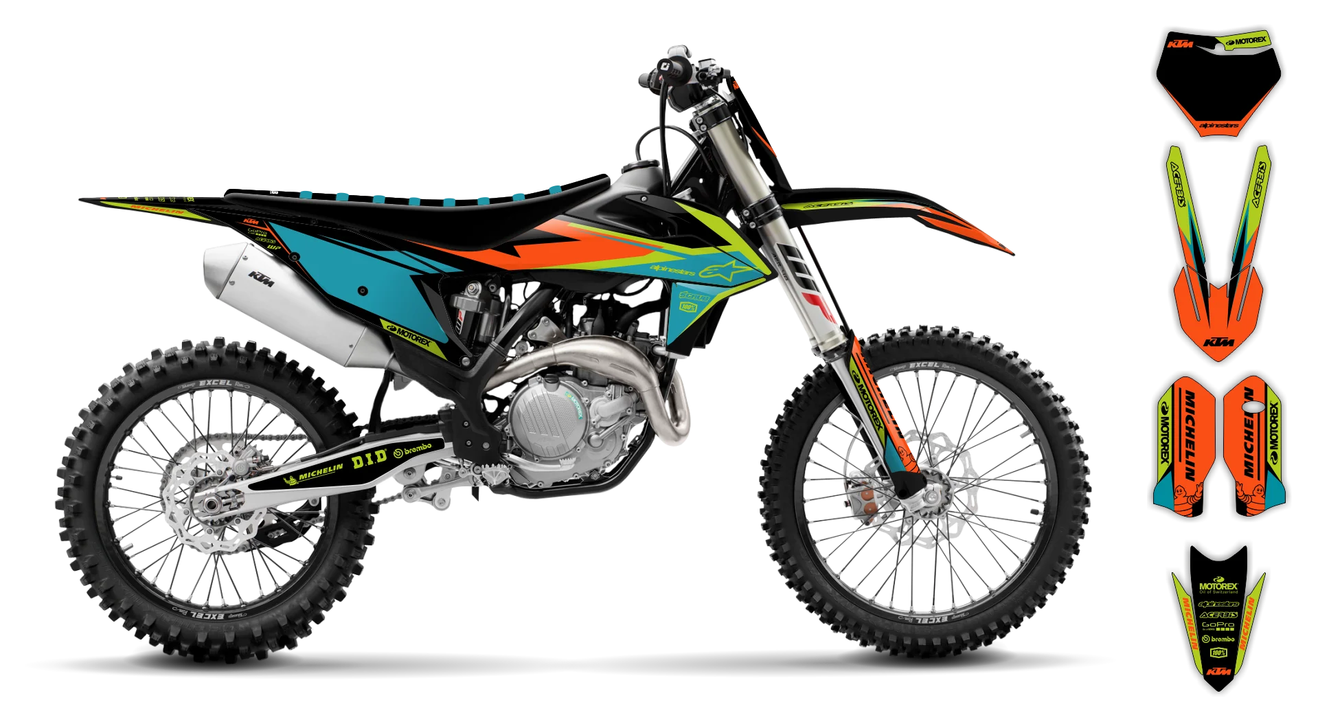Graphics Kit - KTM - SX SX-F / XC XC-F - 2019-2022 - K-SE1098 - R2