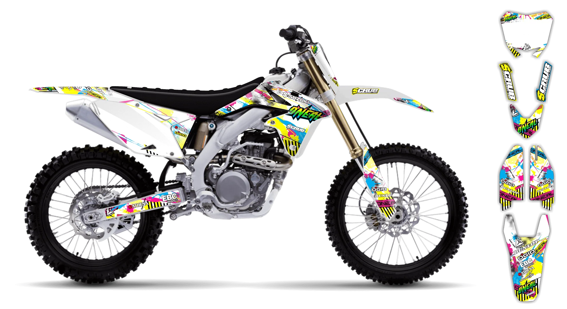 Graphics Kit - Suzuki - RMZ 250 - 2004-2006 - H2 - LE