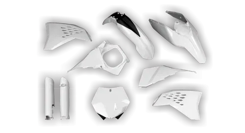 Plastics Kit - KTM - SX SX-F / XC XC-F - 2007-2010 - Full Kit - White