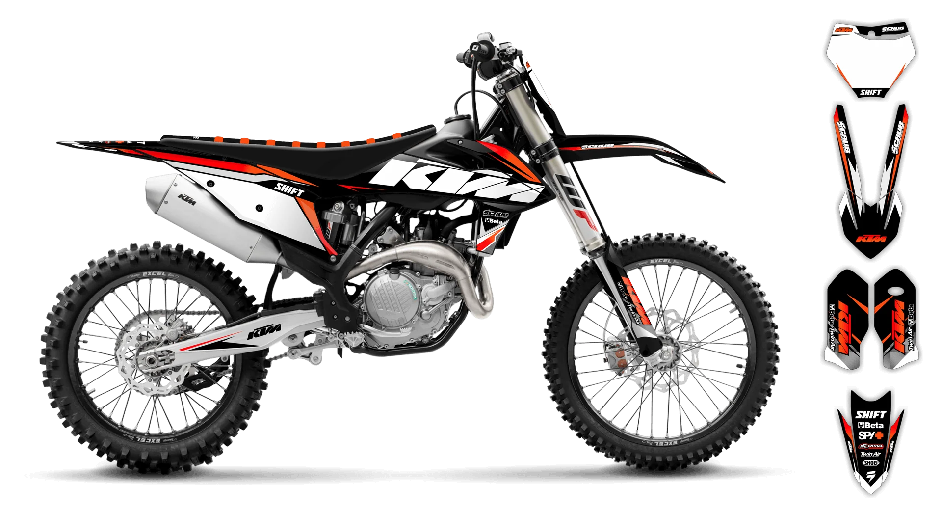 Graphics Kit - KTM - SX SX-F / XC XC-F - 2019-2022 - K2 - LE