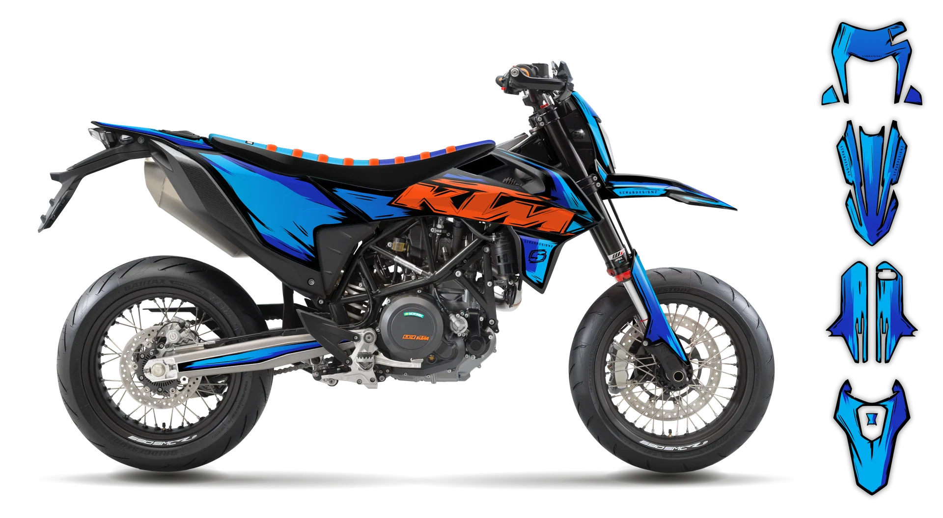 Graphics Kit - KTM - ENDURO 690R - 2012-2018 - Artlex - R2