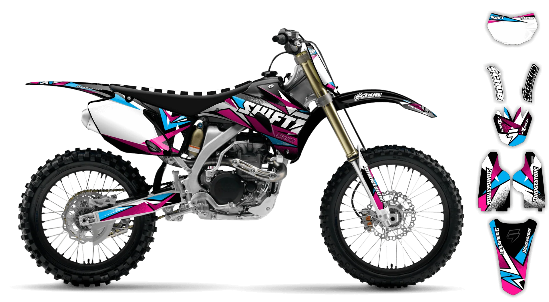 Graphics Kit - Yamaha - WR450F - 2007-2011 - X-Rut - R2
