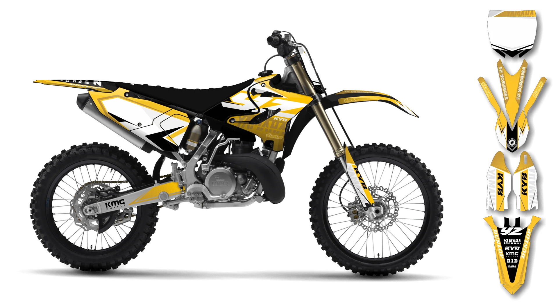 Graphics Kit - Yamaha - YZ 85 - 2019-2021 - Discovery - R4