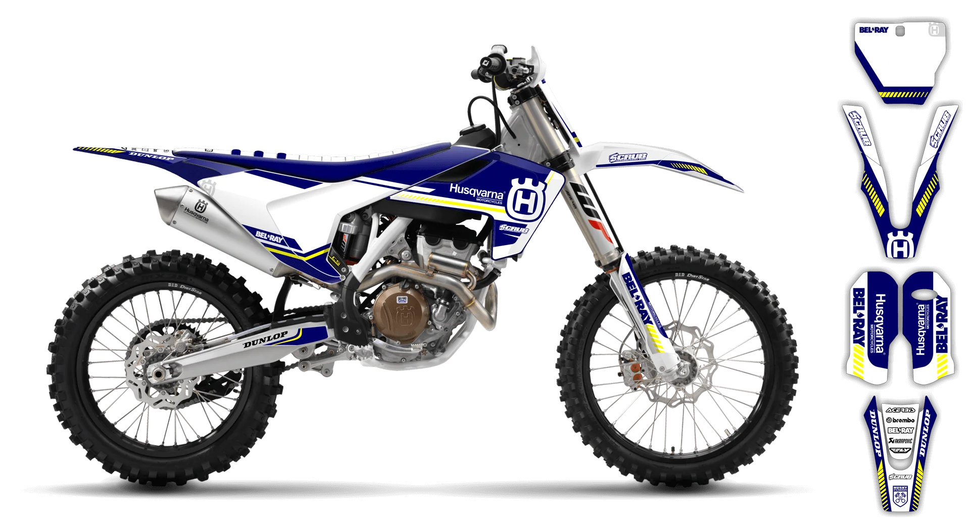 Graphics Kit - Husqvarna 14-> FS Series - 2016-2018 - H5 - LE