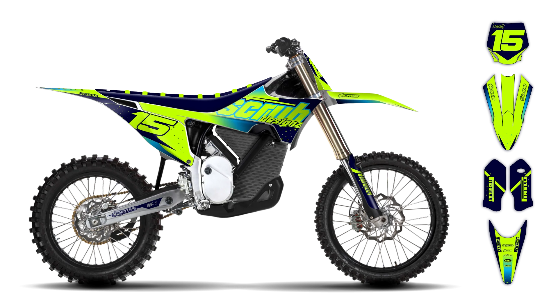 Graphics Kit - Stark - Varg SM - 2025-2026 - Fluo Future - R2