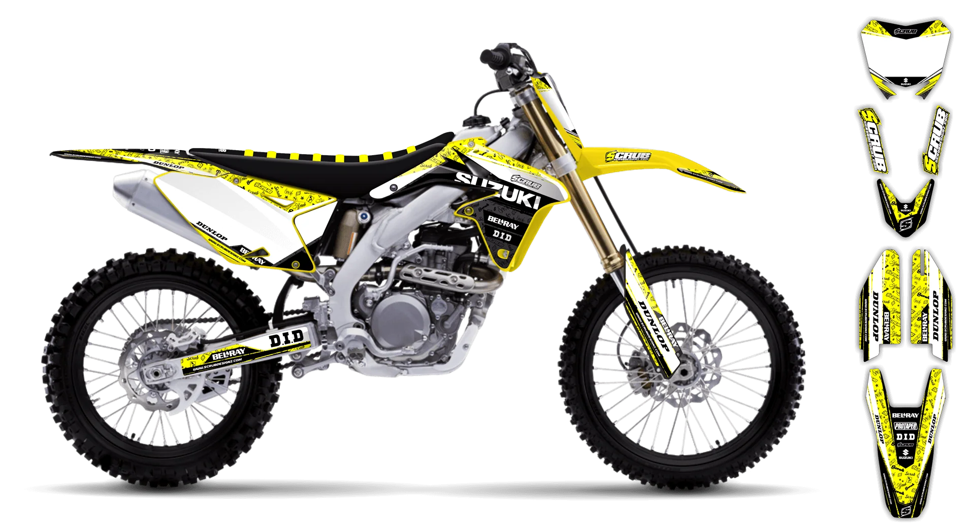 Graphics Kit - Suzuki - RMZ 250 - 2004-2006 - Viper - LE