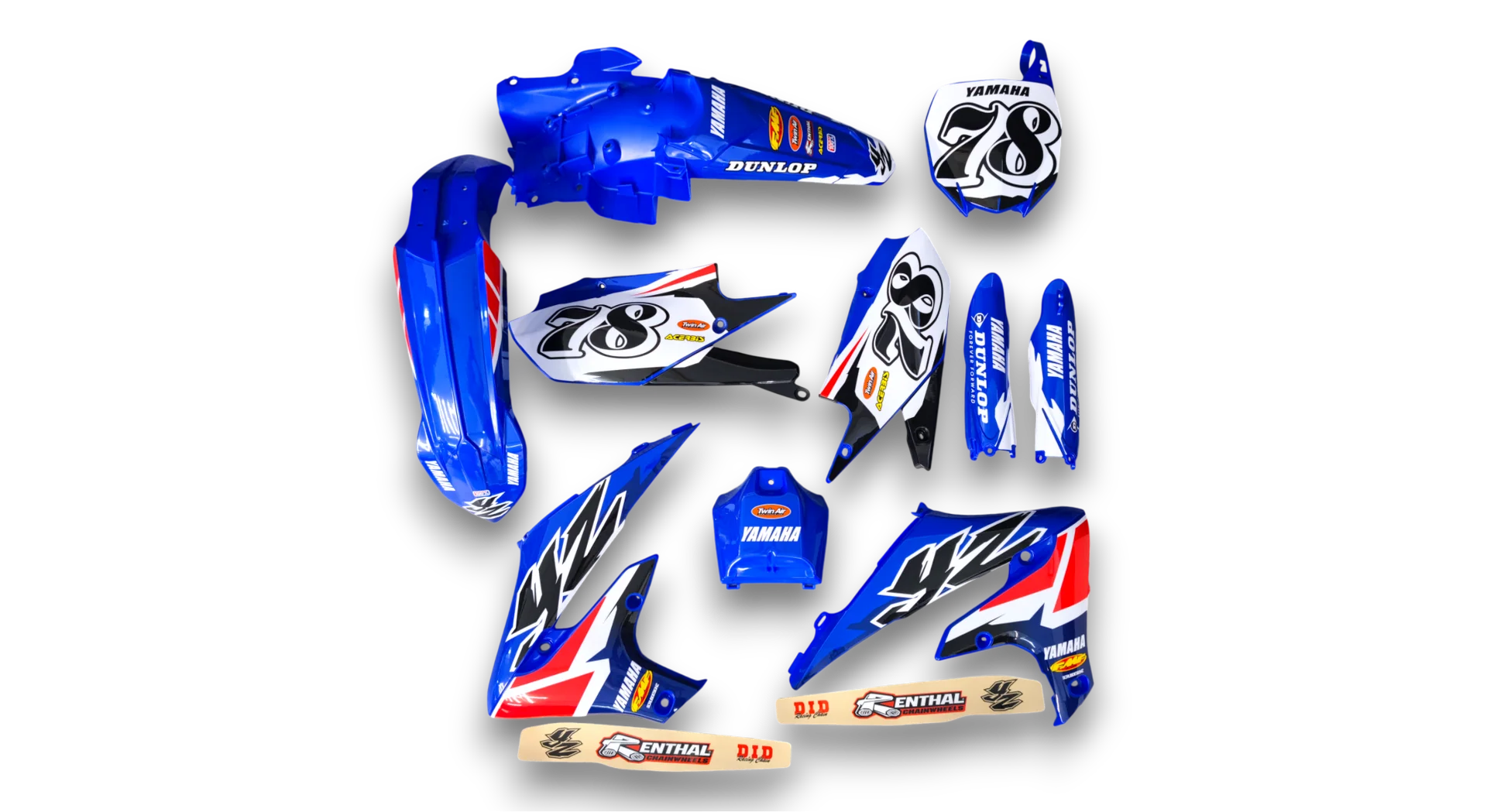 GFP - Yamaha - YZ250F - 2019-2023 - Black-Dubach-R1