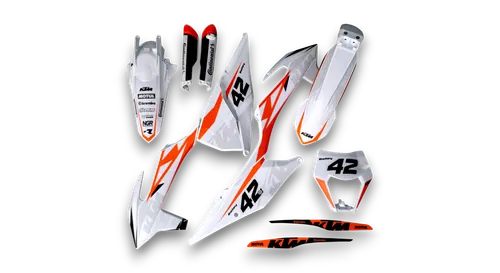 GFP - KTM - EXC EXC-F / XC-W XCF-W - 2020-2023 - White-K16-ST-E