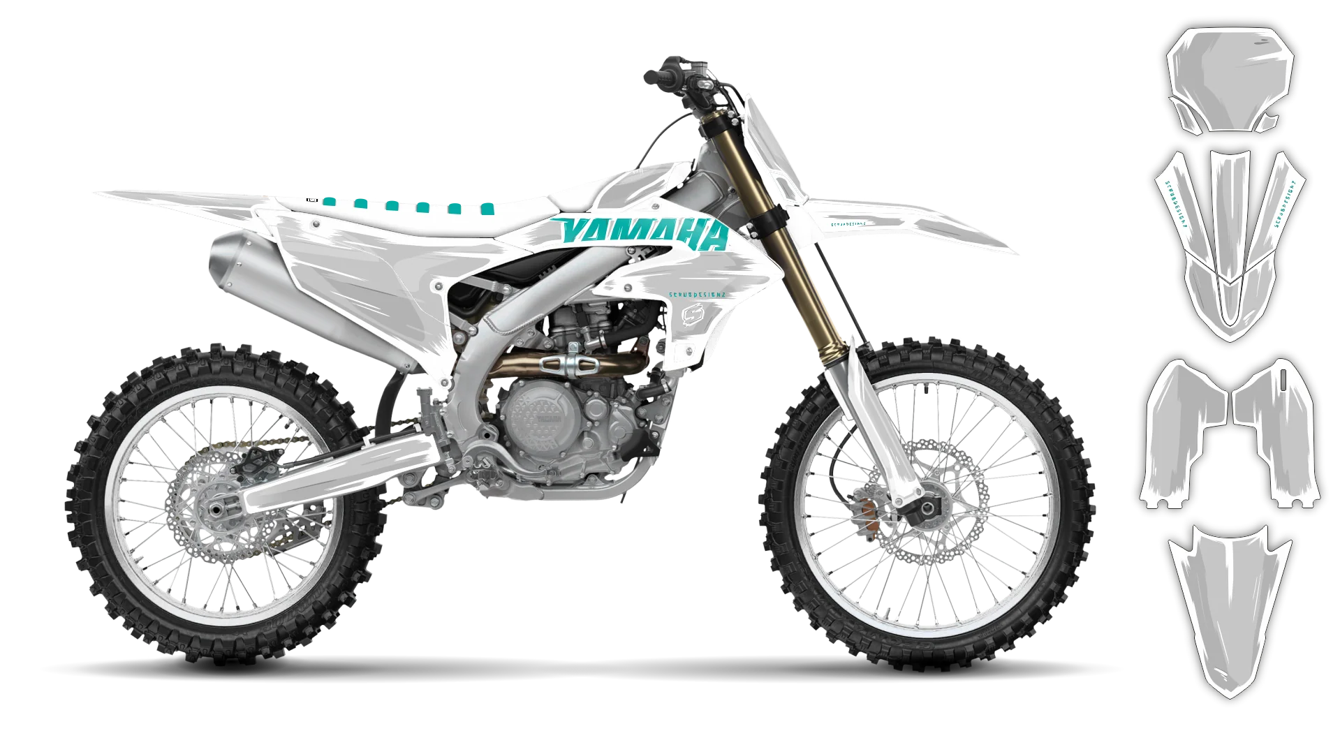 Graphic Kit - Yamaha - YZ 125 - 1991 - Artlex - R4