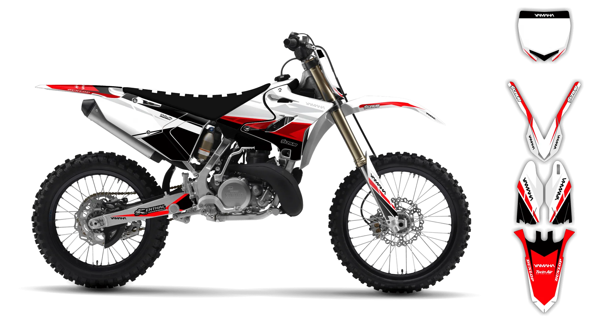 Graphics Kit - Yamaha - YZ 125 - 2015-2020 - Sukuba - R4