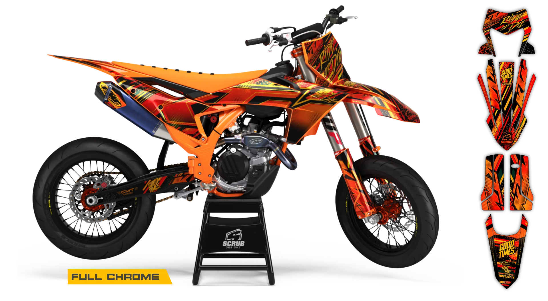 Graphics Kit - KTM - EXC EXC-F / XC-W XCF-W - 2024-2025 - Robtylen - R2