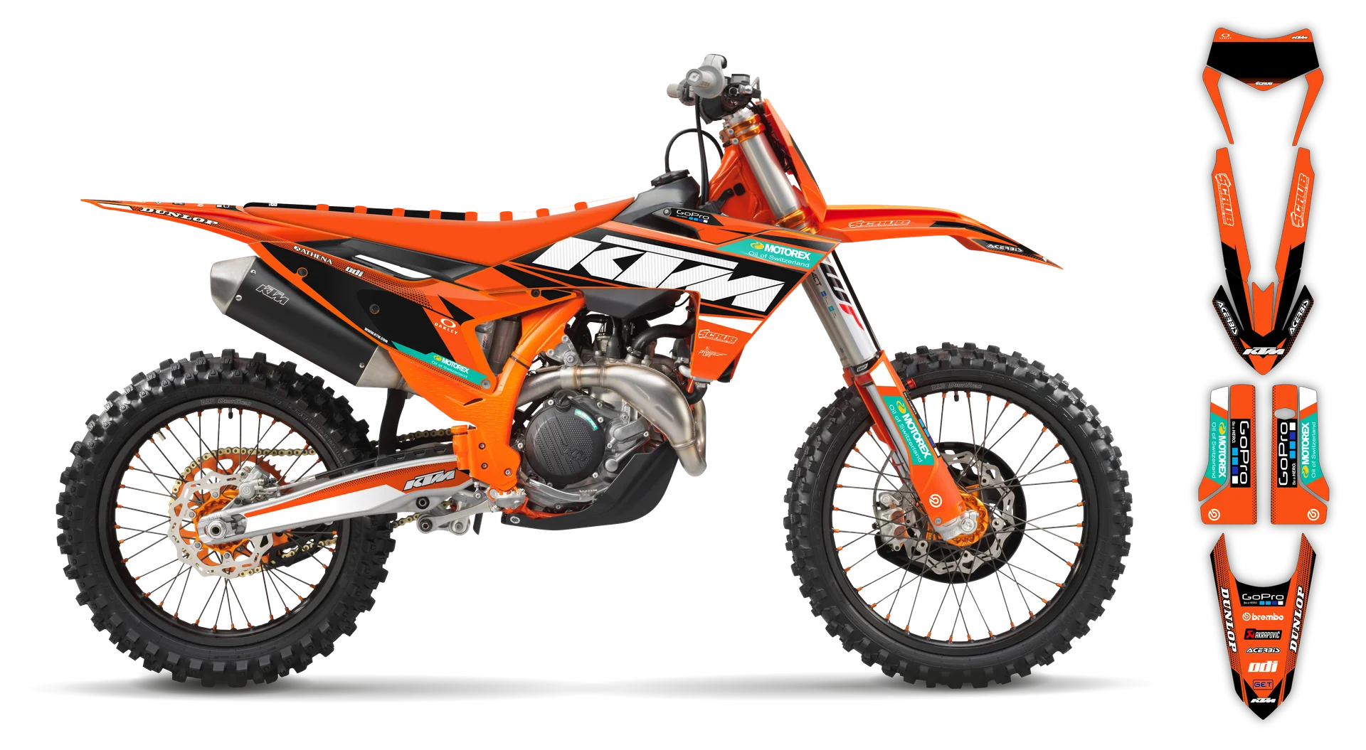 Graphics Kit - KTM - EXC EXC-F / XC-W XCF-W - 2024-2025 - K11 - LE