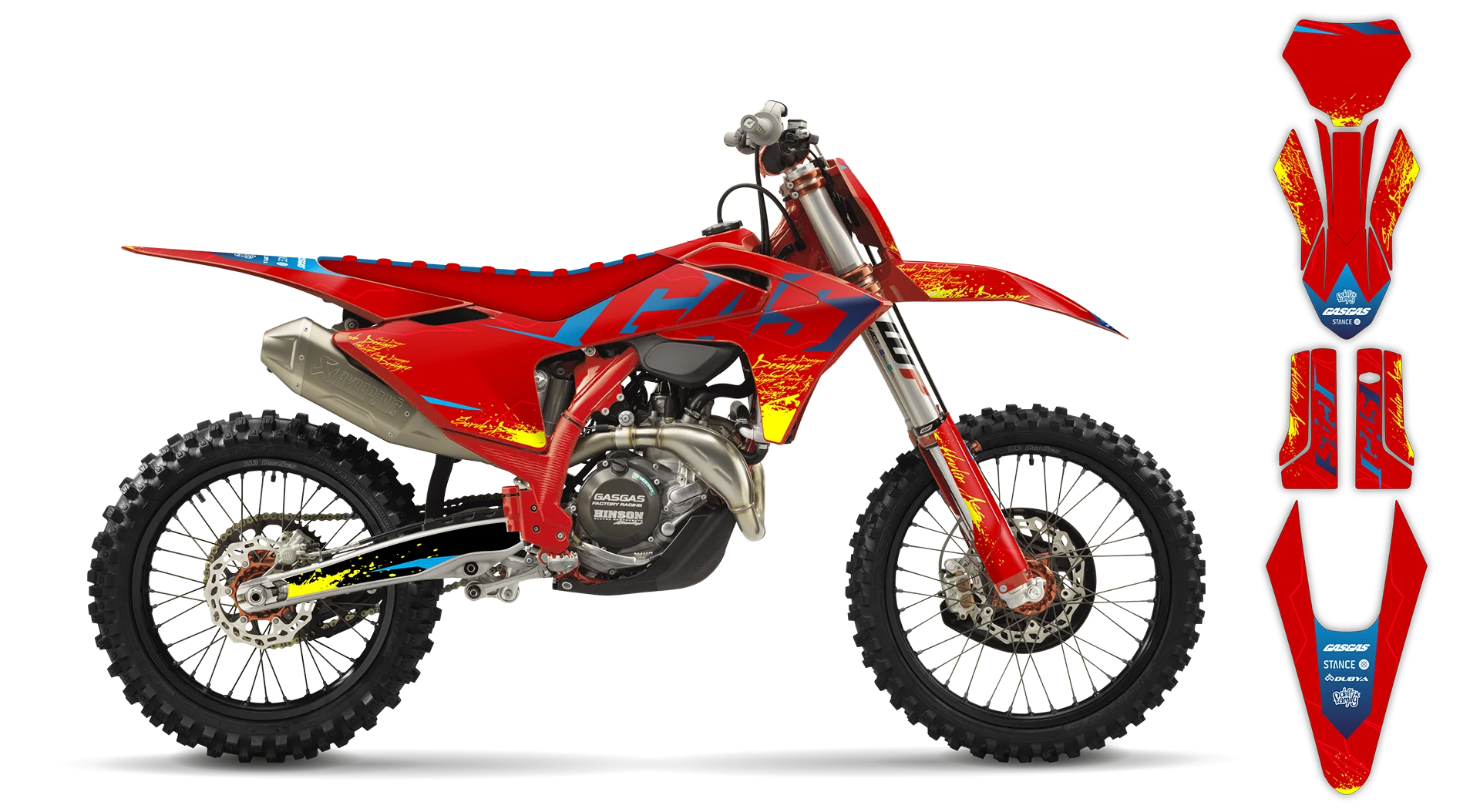 Graphics Kit - Gas Gas - MC 65 - 2024-2025 - Corvell - R2