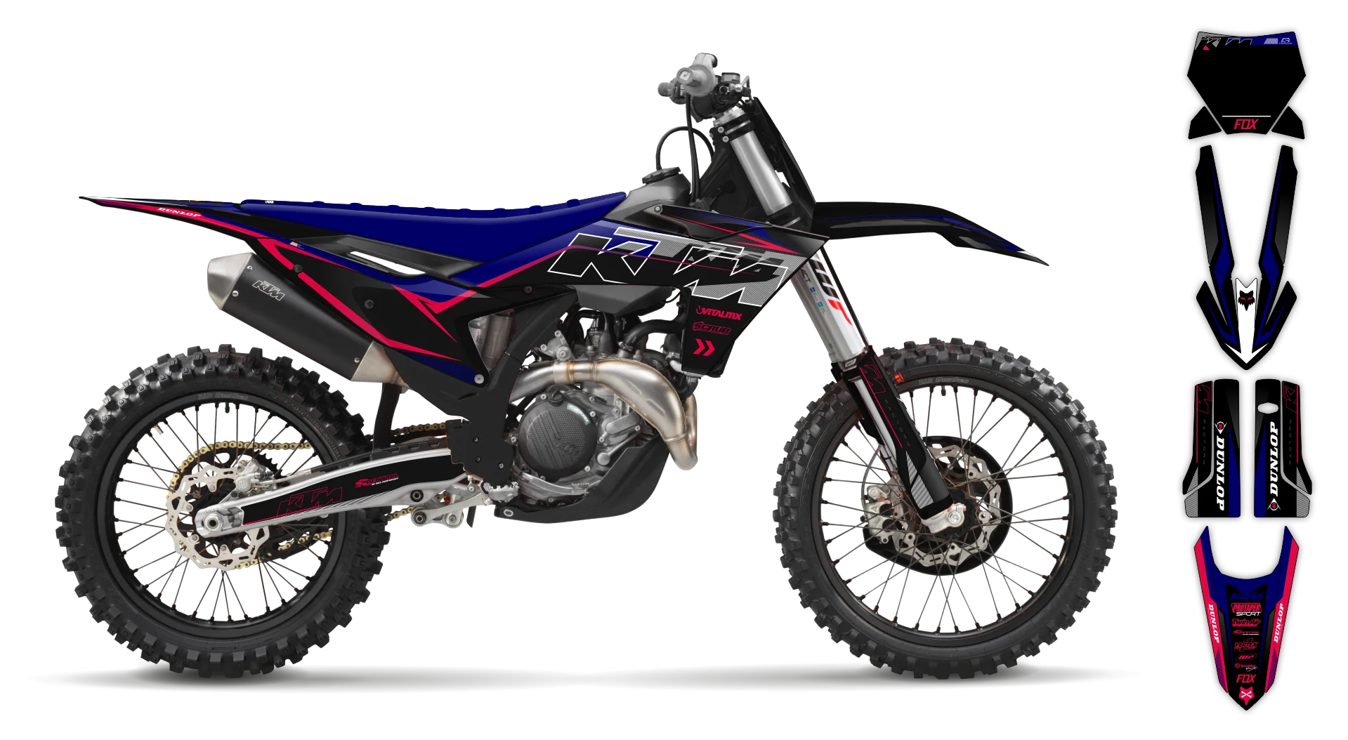 Graphics Kit - KTM - SX 50 - 2024-2025 - K5 - R3