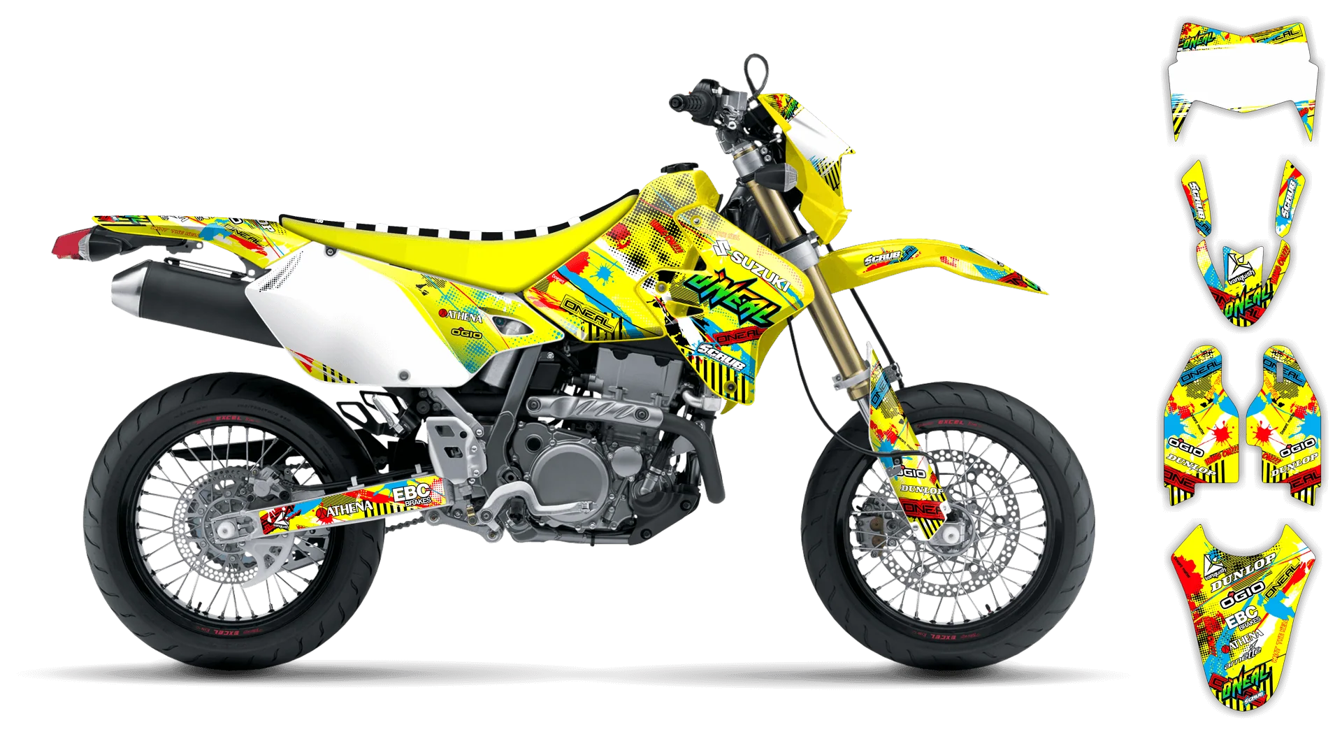 Graphics Kit - Suzuki - DRZ 400 SM - 1999-2024 - H2 - R1