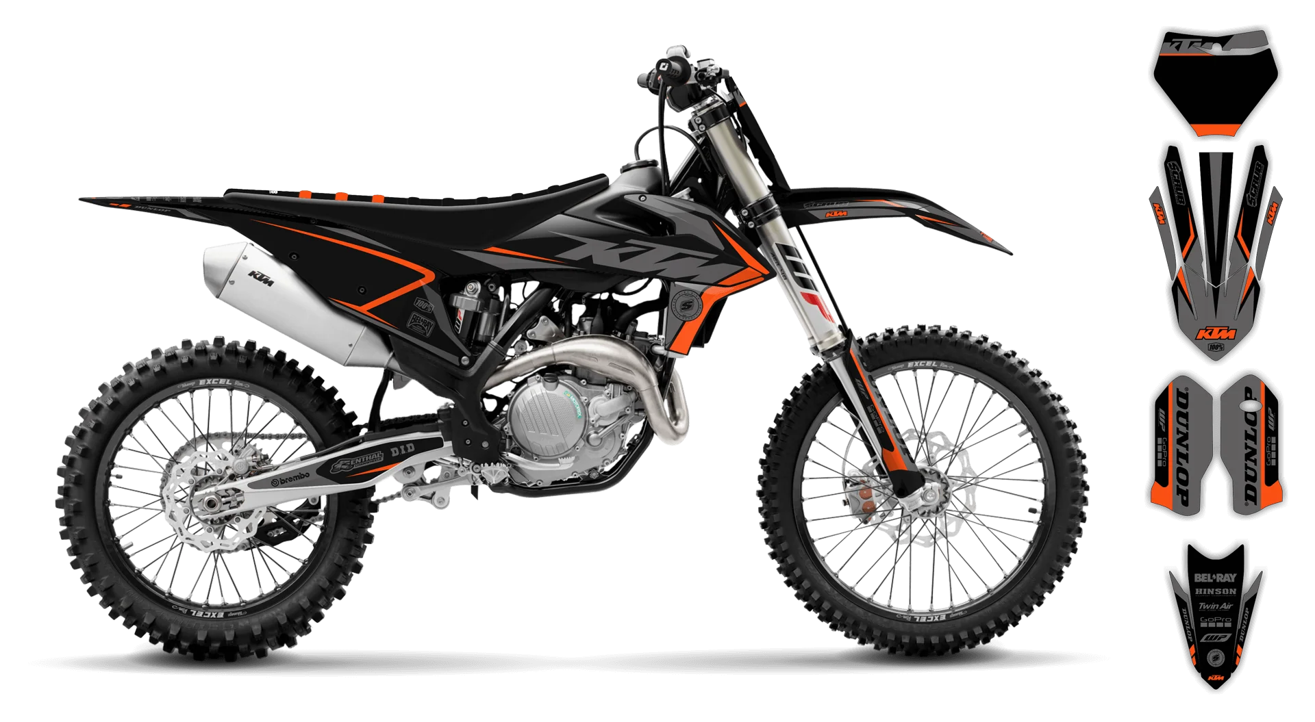 Graphics Kit - KTM - SX 85 - 2013-2017 - K17 - ST