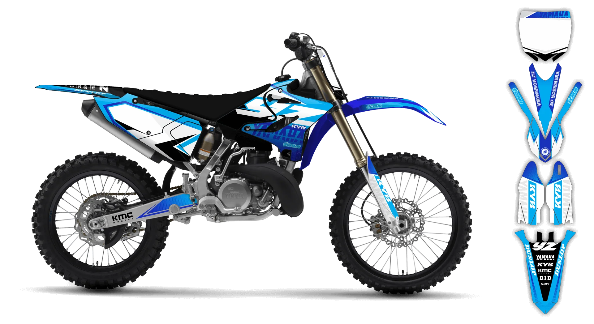 Graphics Kit - Yamaha - YZ 85 - 2019-2021 - Discovery - R3