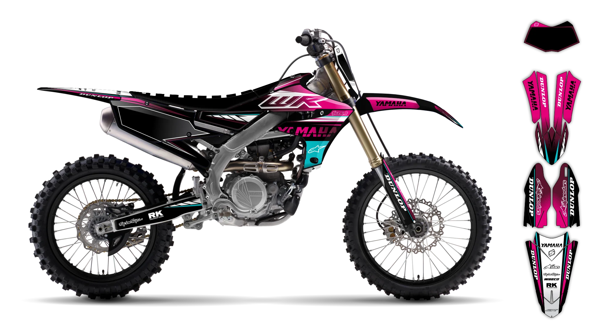 Graphics Kit - Yamaha - WR450F - 2019-2023 - Boognish - R2