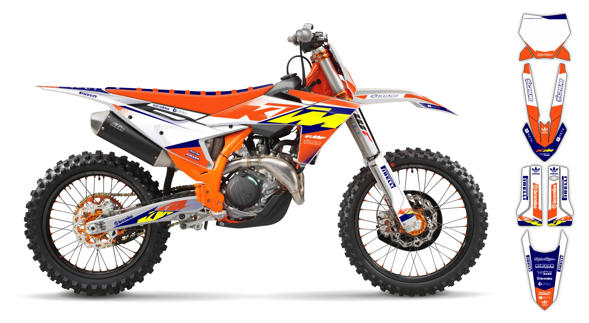 Graphics Kit - KTM - SMR Series - 2023-2024 - K15 - R1