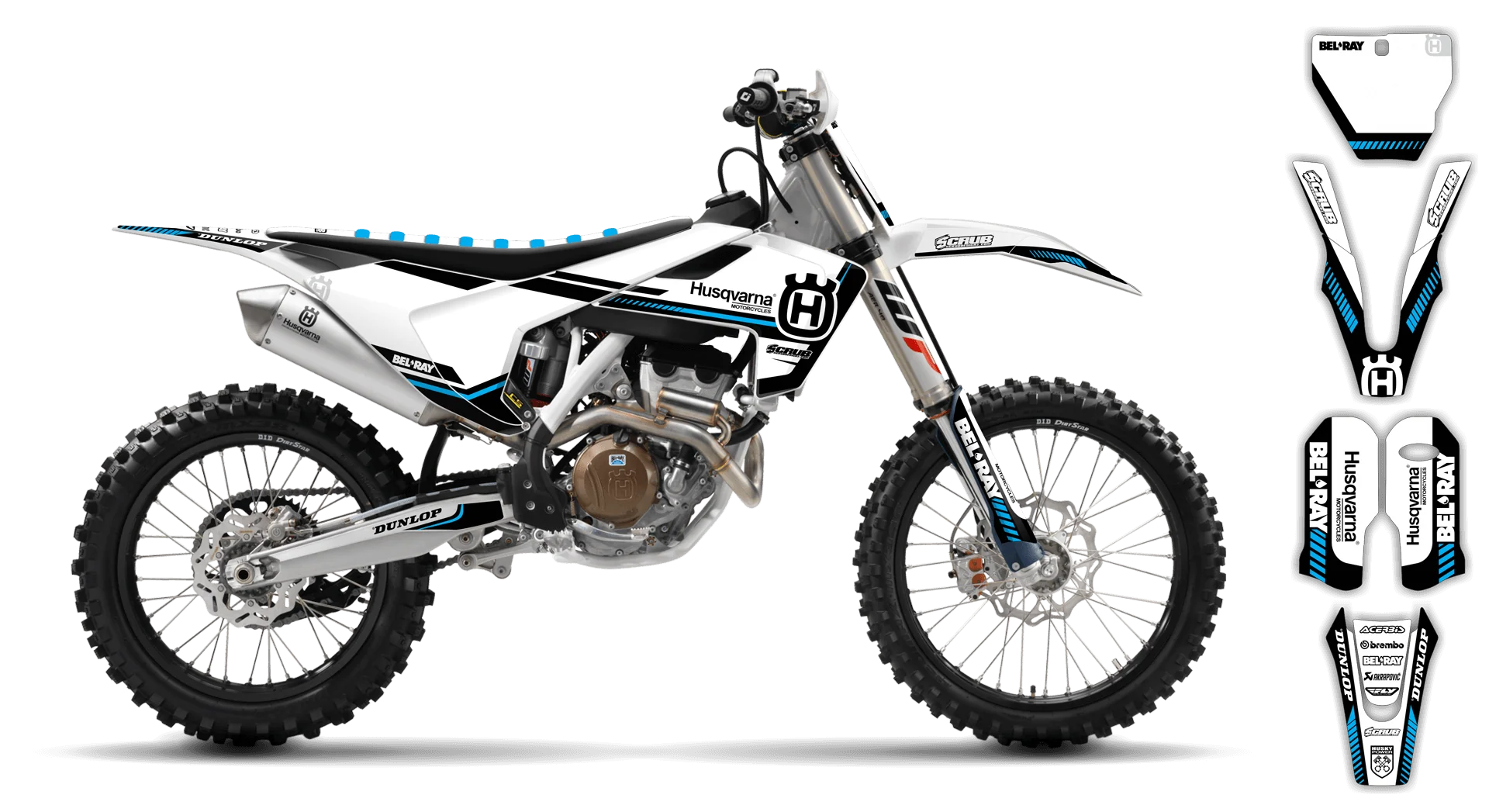 Graphics Kit - Husqvarna 14-> FS Series - 2016-2018 - H5 - R2