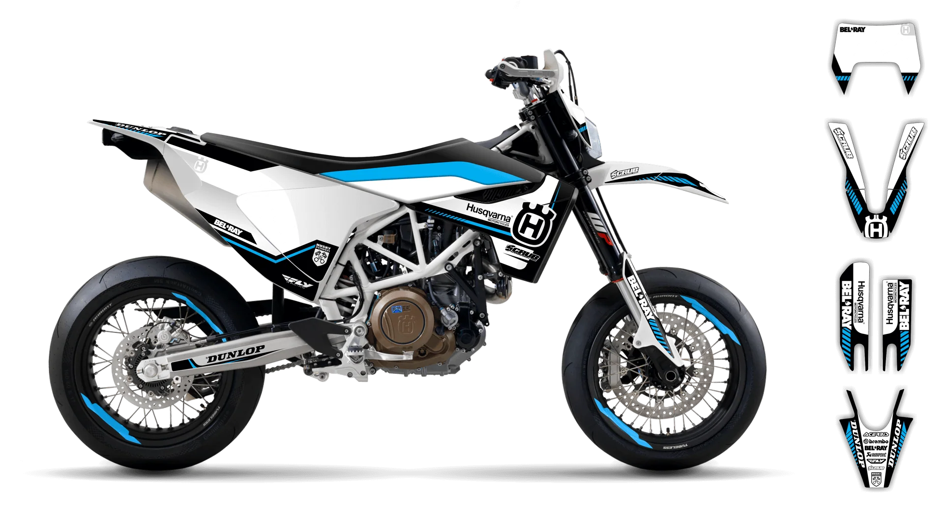 Graphics Kit - Husqvarna 14-> EN 701 - 2016-2024 - H5 - R2