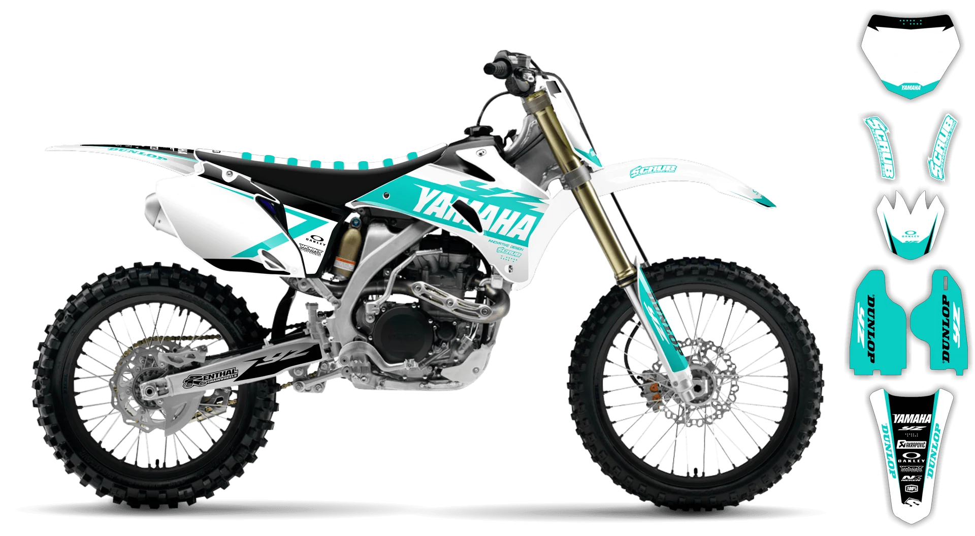 Graphics Kit - Yamaha - YZ450F - 2008-2009 - Corgis - R1