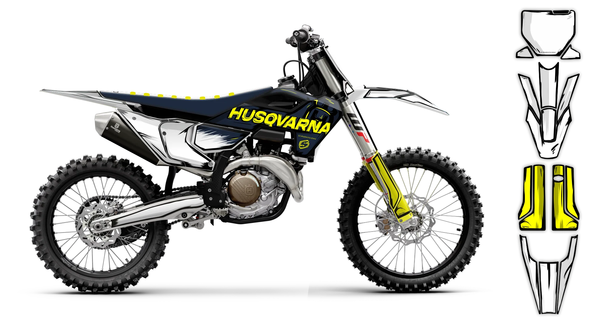 Graphics Kit - Husqvarna 14-> TE-FE Series - 2016 - Artlex - R2