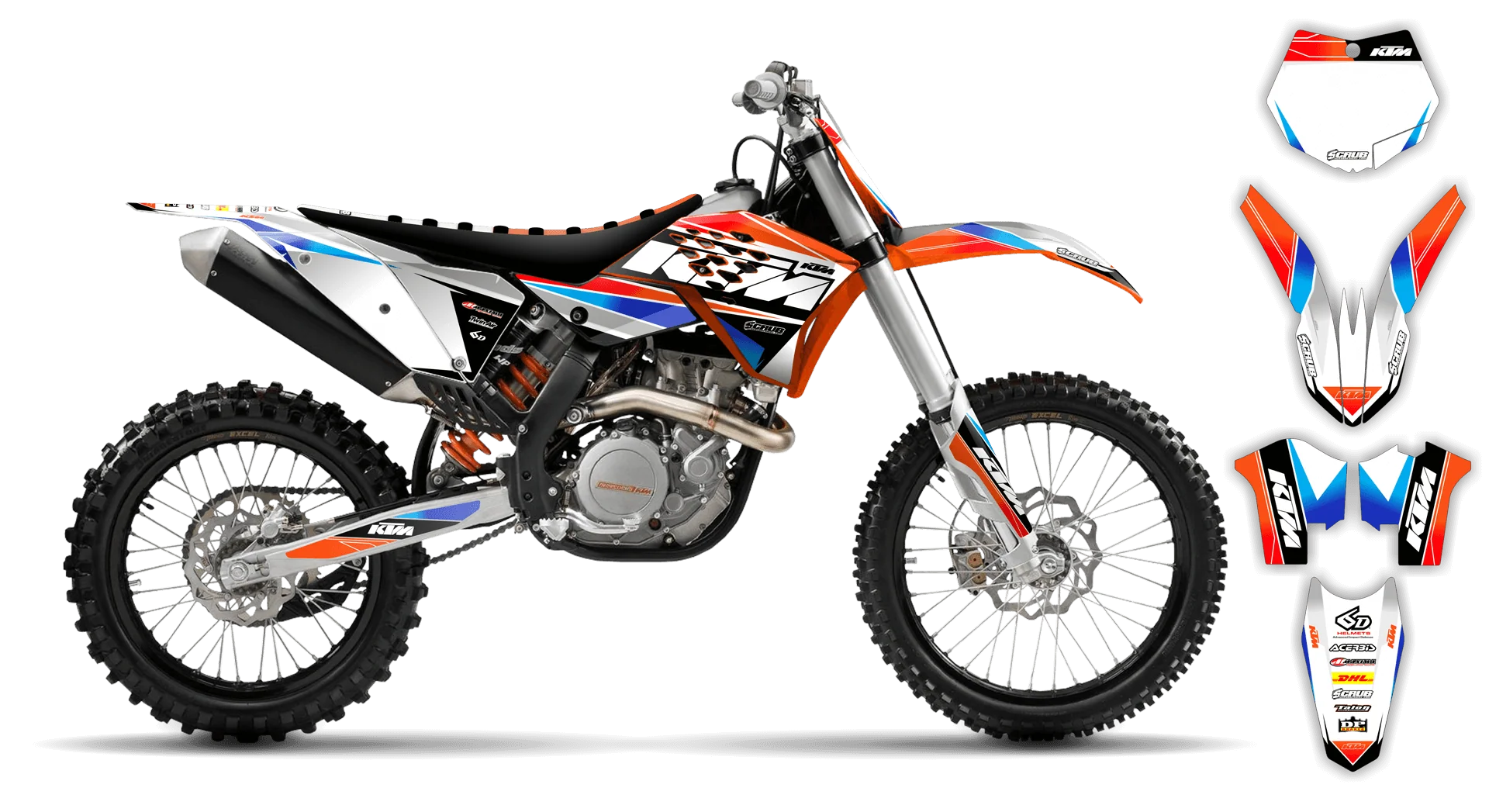 Graphics Kit - KTM - SMR Series - 2008-2011 - K12 - ST