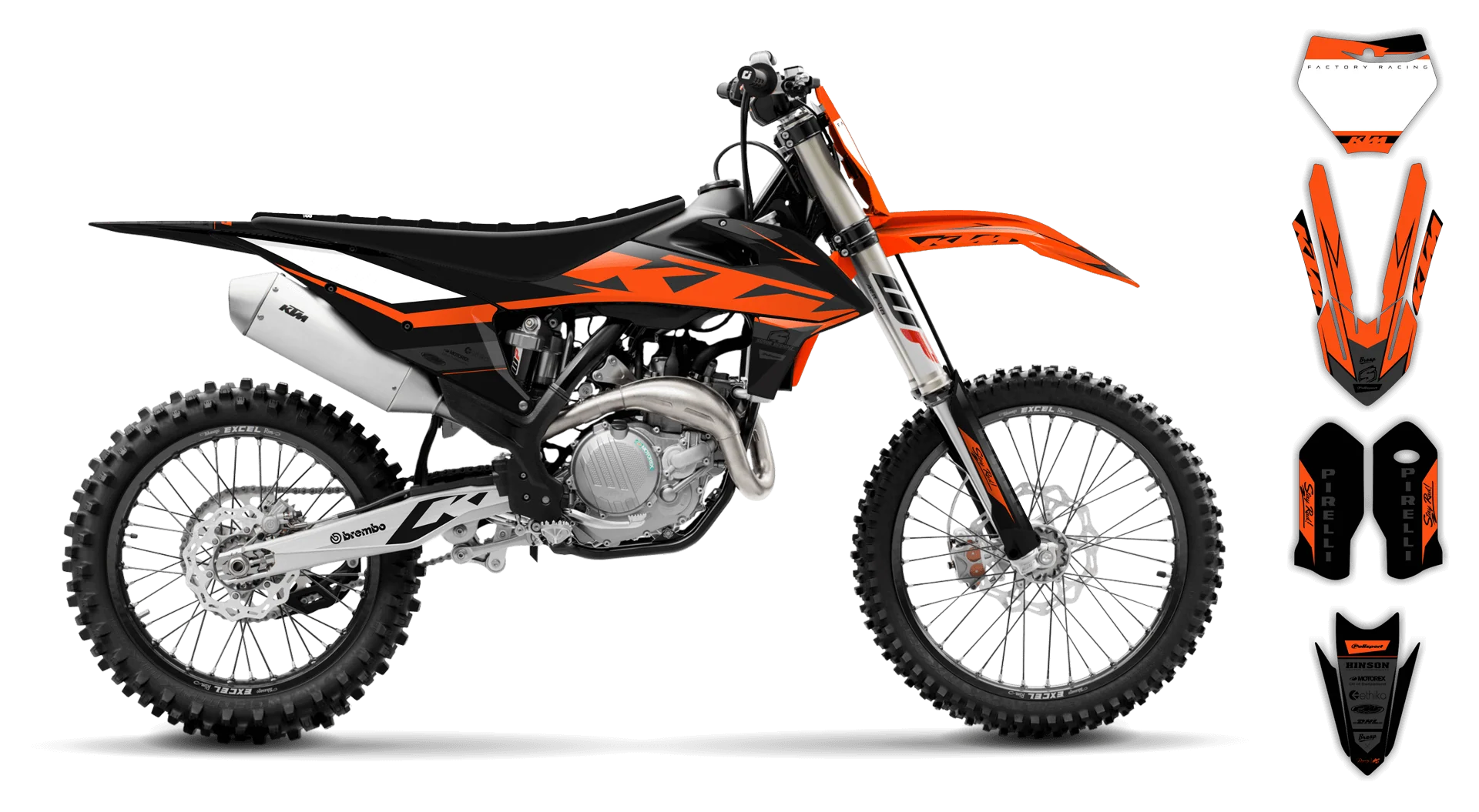 Graphics Kit - KTM - SX SX-F / XC XC-F - 2019-2022 - K18 - LE
