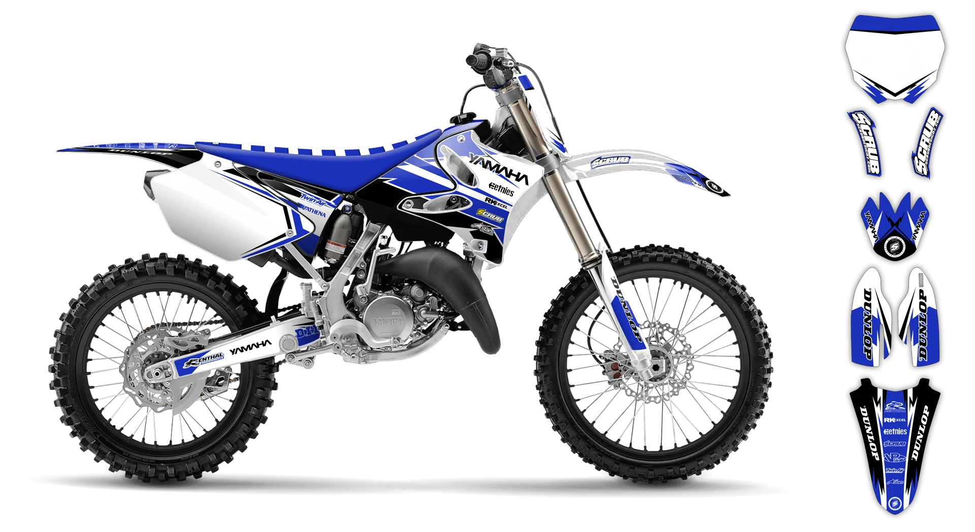 Graphics Kit - Yamaha - YZ 250 - 1991 - Factory Replica 2 - ST