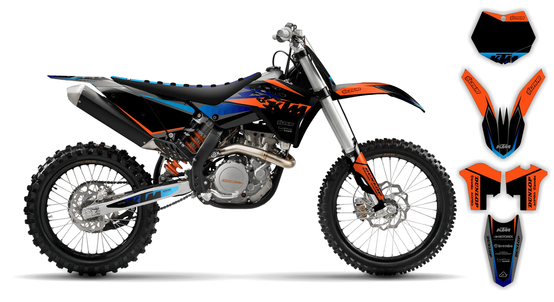 Graphics Kit - KTM - SMR Series - 2008-2011 - K16 - R1