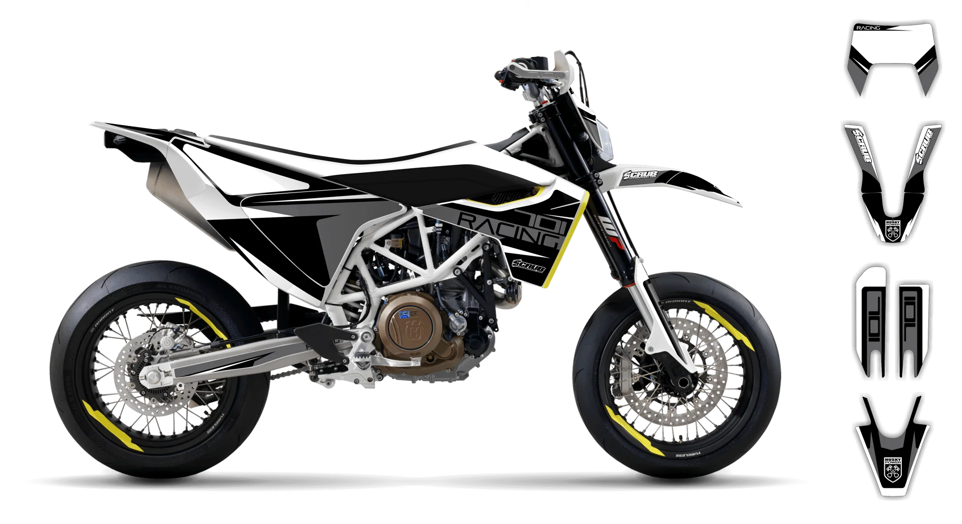 Graphics Kit - Husqvarna 14-> EN 701 - 2016-2024 - SE1011 - R3
