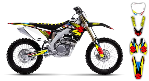 Graphics Kit - Suzuki - RMZ 450 - 2007 - SE1020 - ST