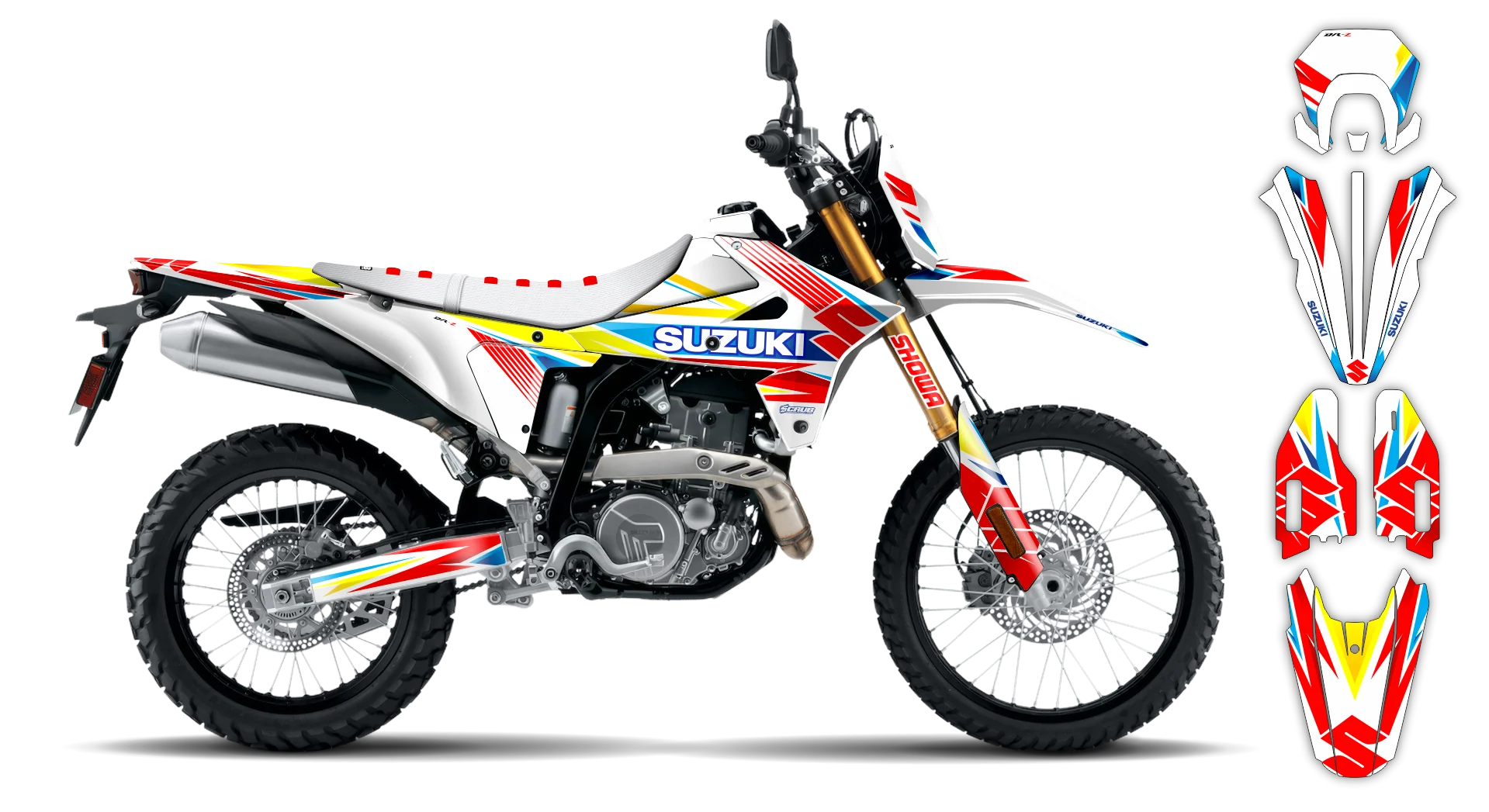 Graphics Kit - Suzuki - DR-Z4S Enduro - 2025-2026 - SE1020 - R4