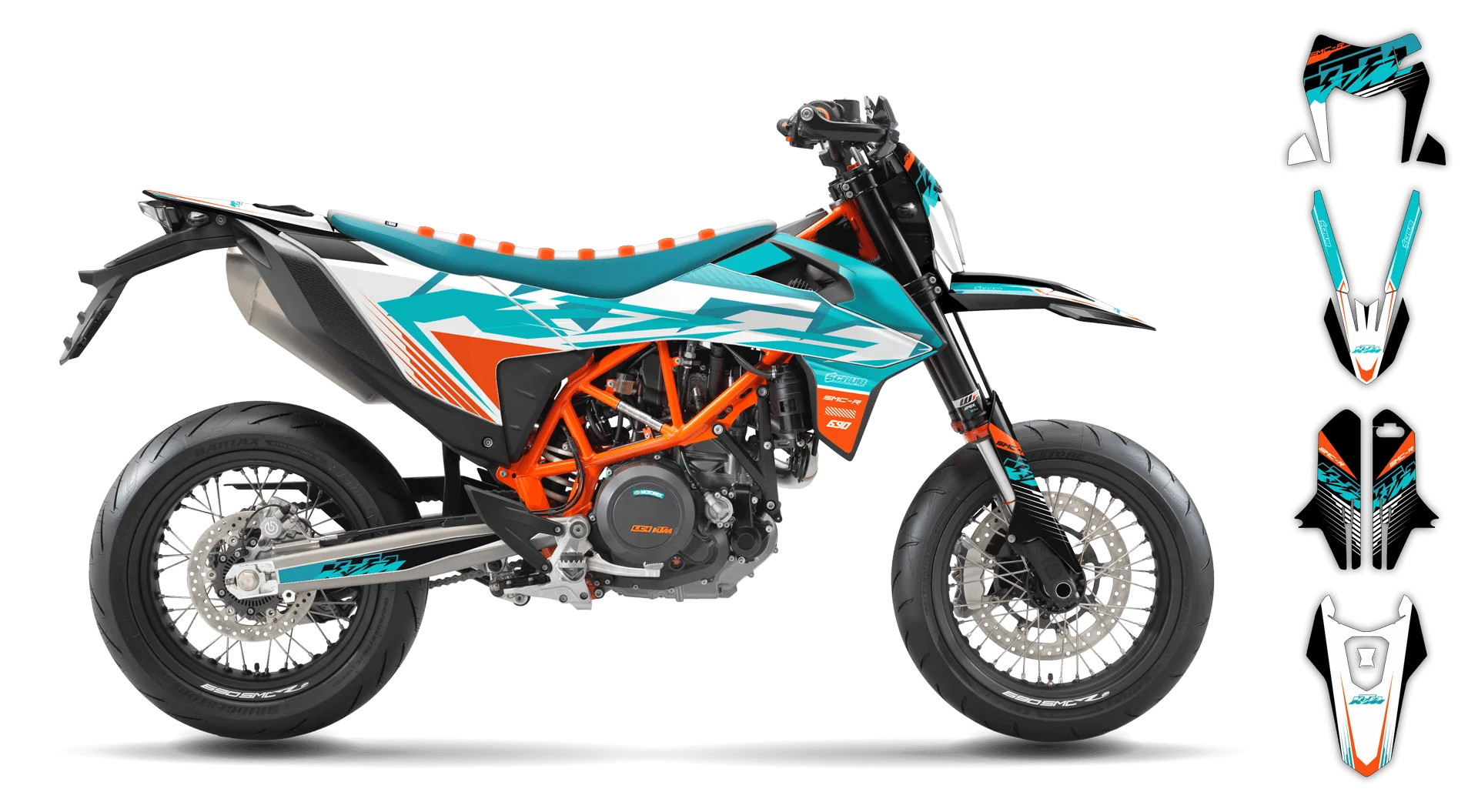 Graphics Kit - KTM - ENDURO 690R - 2019-2024 - SE1055 - R2