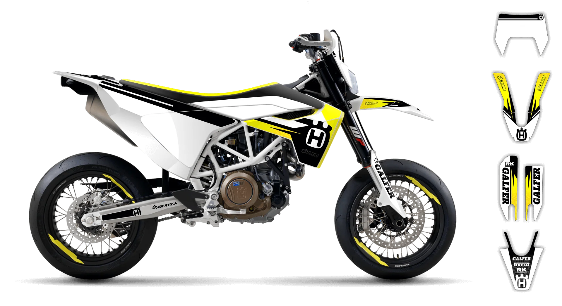 Graphics Kit - Husqvarna 14-> EN 701 - 2016-2024 - H11 - LE