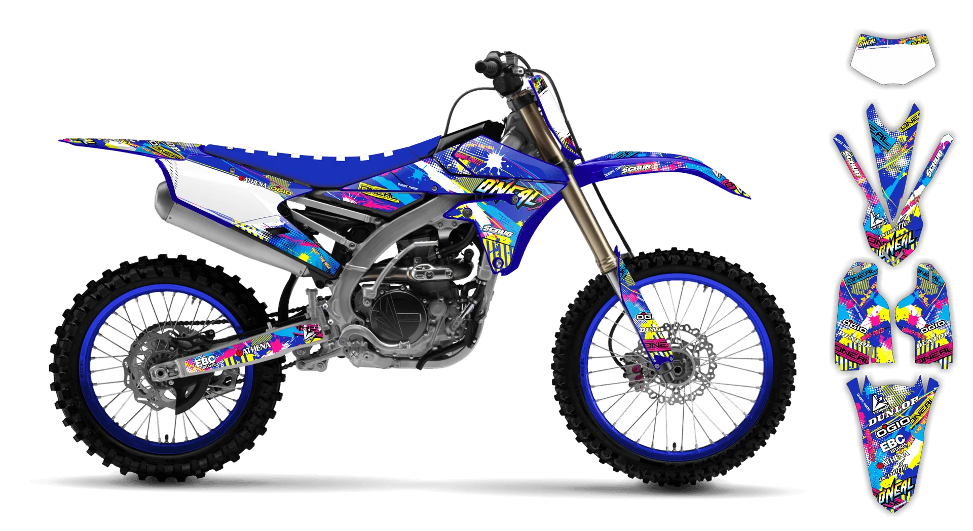 Graphics Kit - Yamaha - WR450F - 2016-2018 - H2 - R1